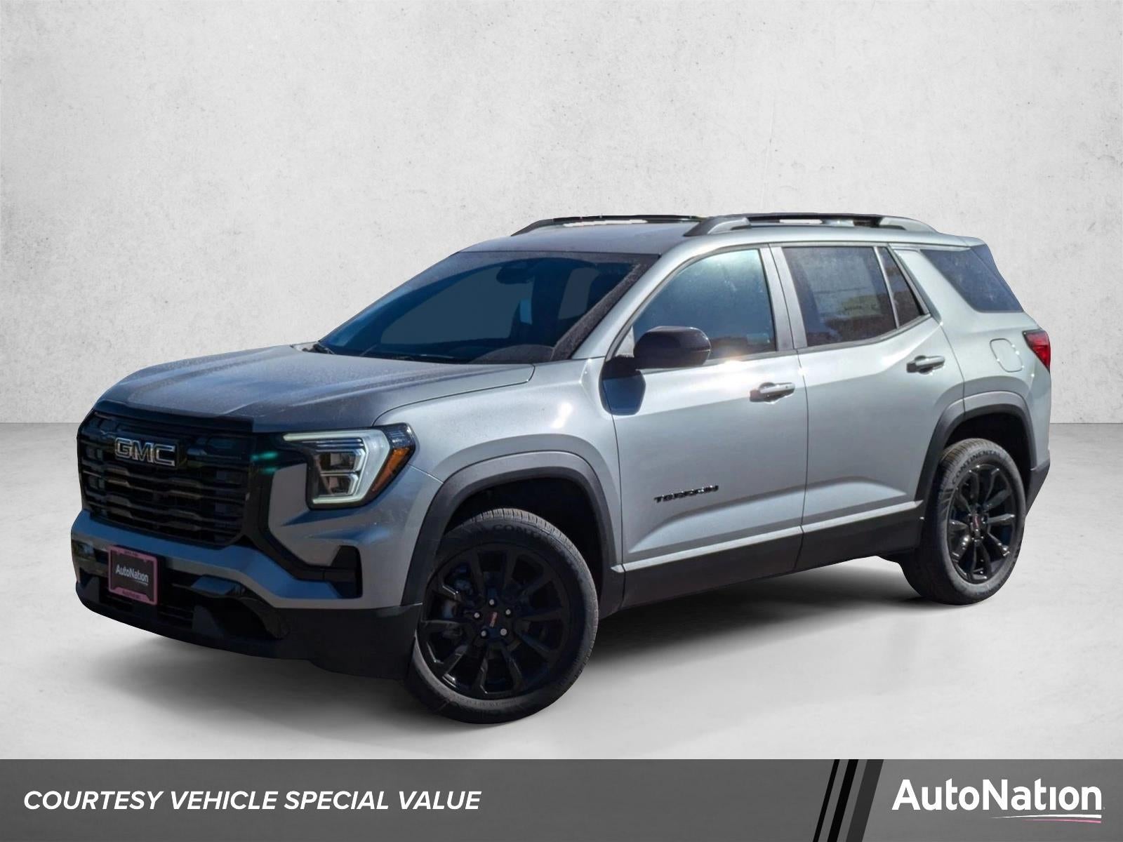 2026 GMC Terrain Elevation in Sterling Metallic — front three-quarter view