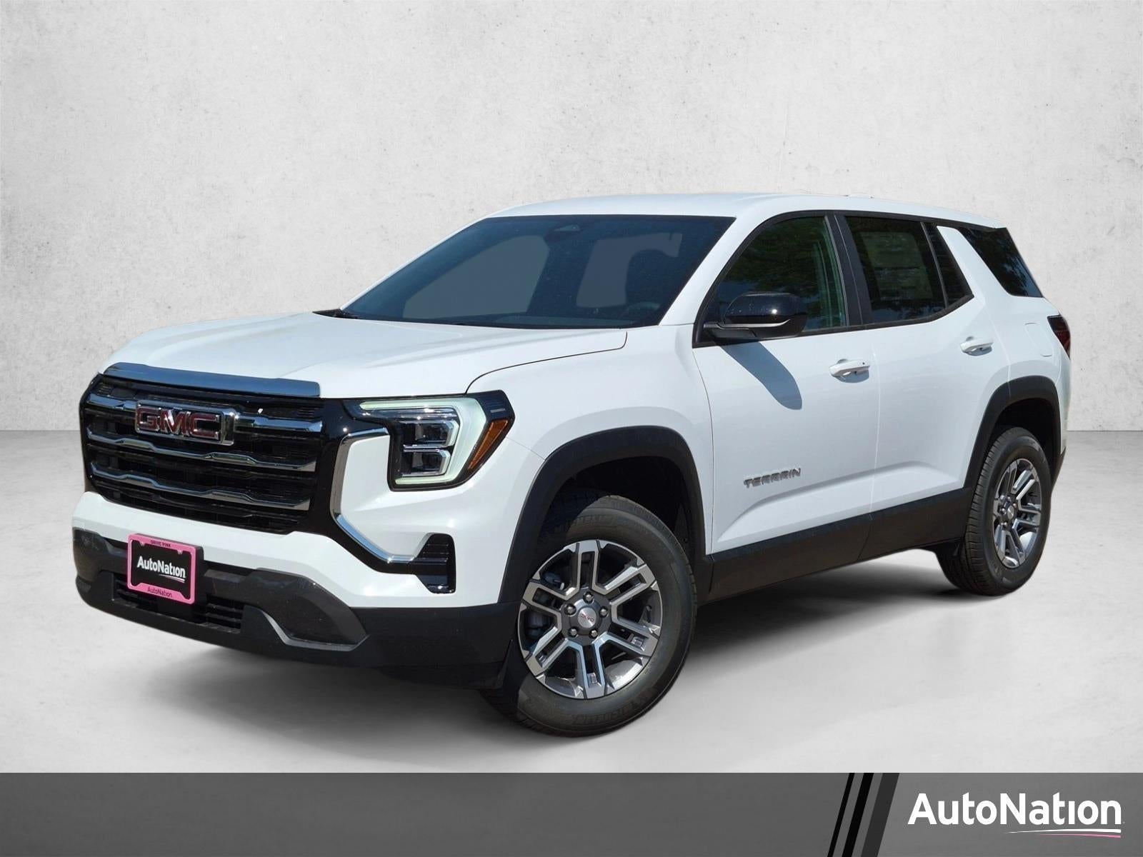 2027 GMC Terrain AWD Elevation in Summit White — front three-quarter view